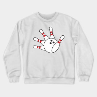 Hey Bowling! (Bowling hand) Crewneck Sweatshirt